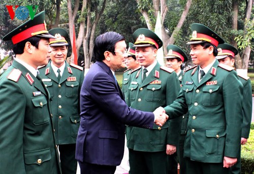 President Truong Tan Sang pays Tet visit to Nghe An - ảnh 1